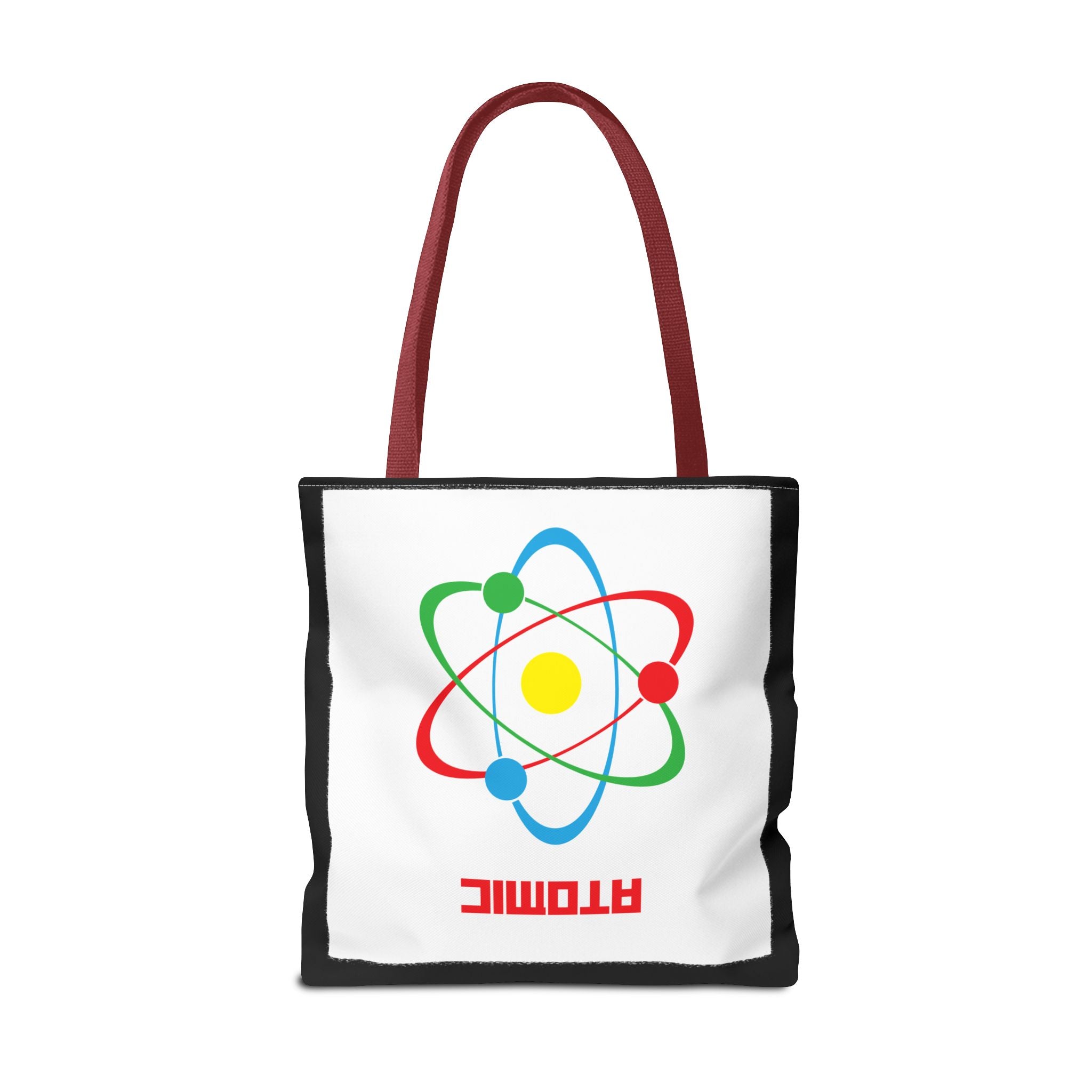 Atomic Science Tote Bag, Science Lover Gift, Educational Tote, Chemistry Bag, College Essentials, Eco-Friendly Shopping