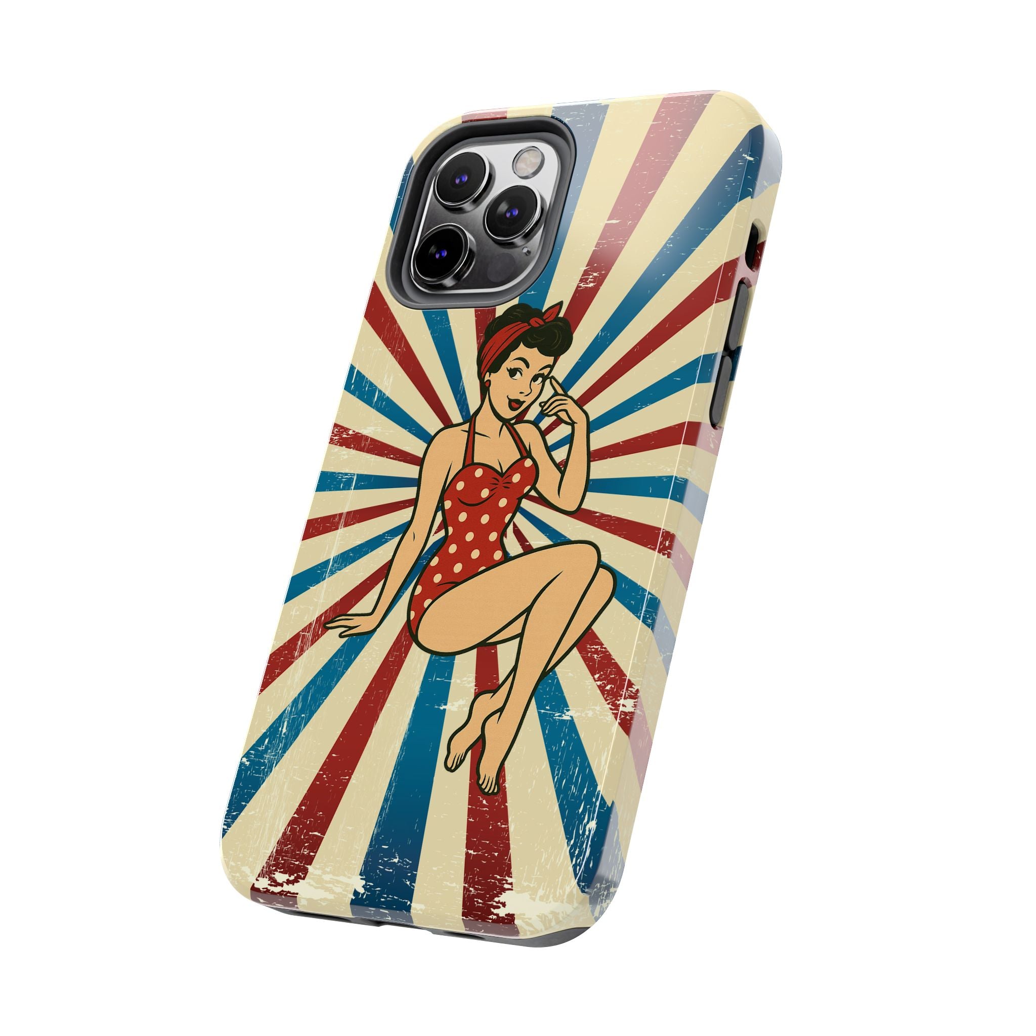 Atomic Pin-Up Tough Phone Case