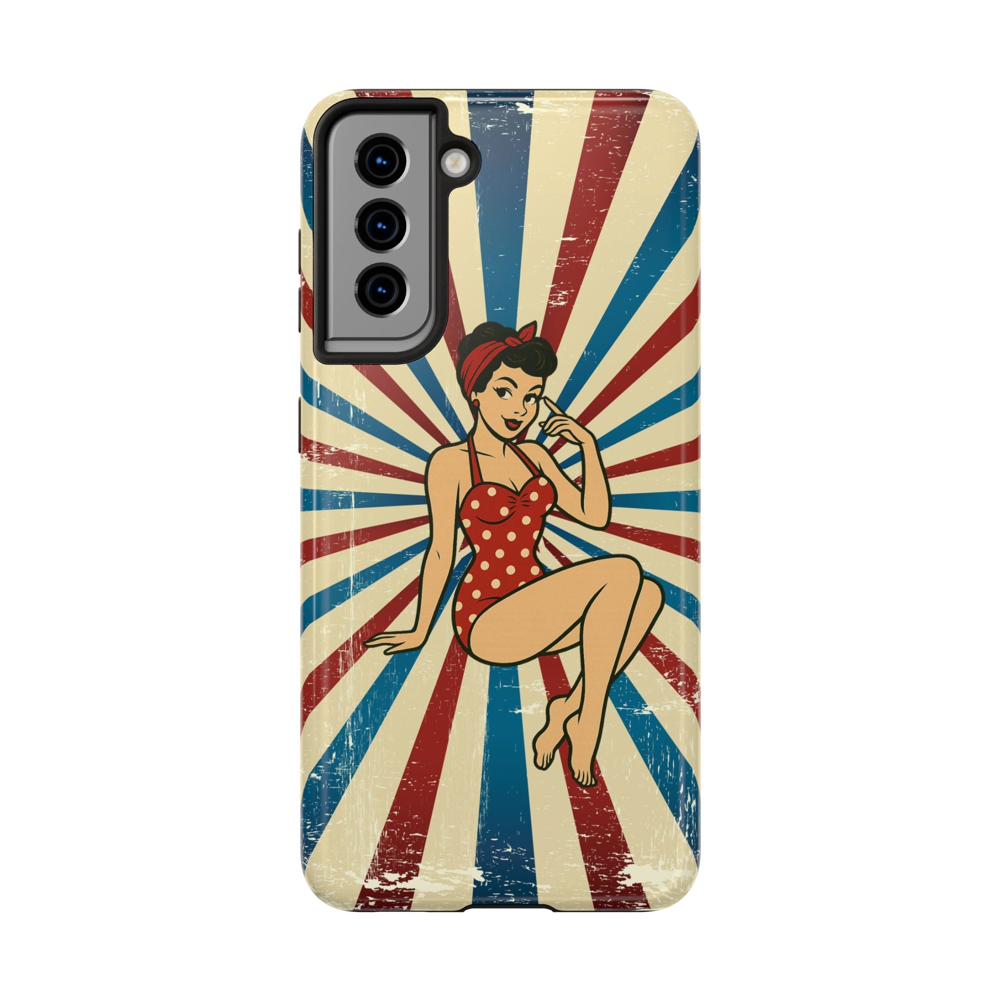 Atomic Pin-Up Tough Phone Case