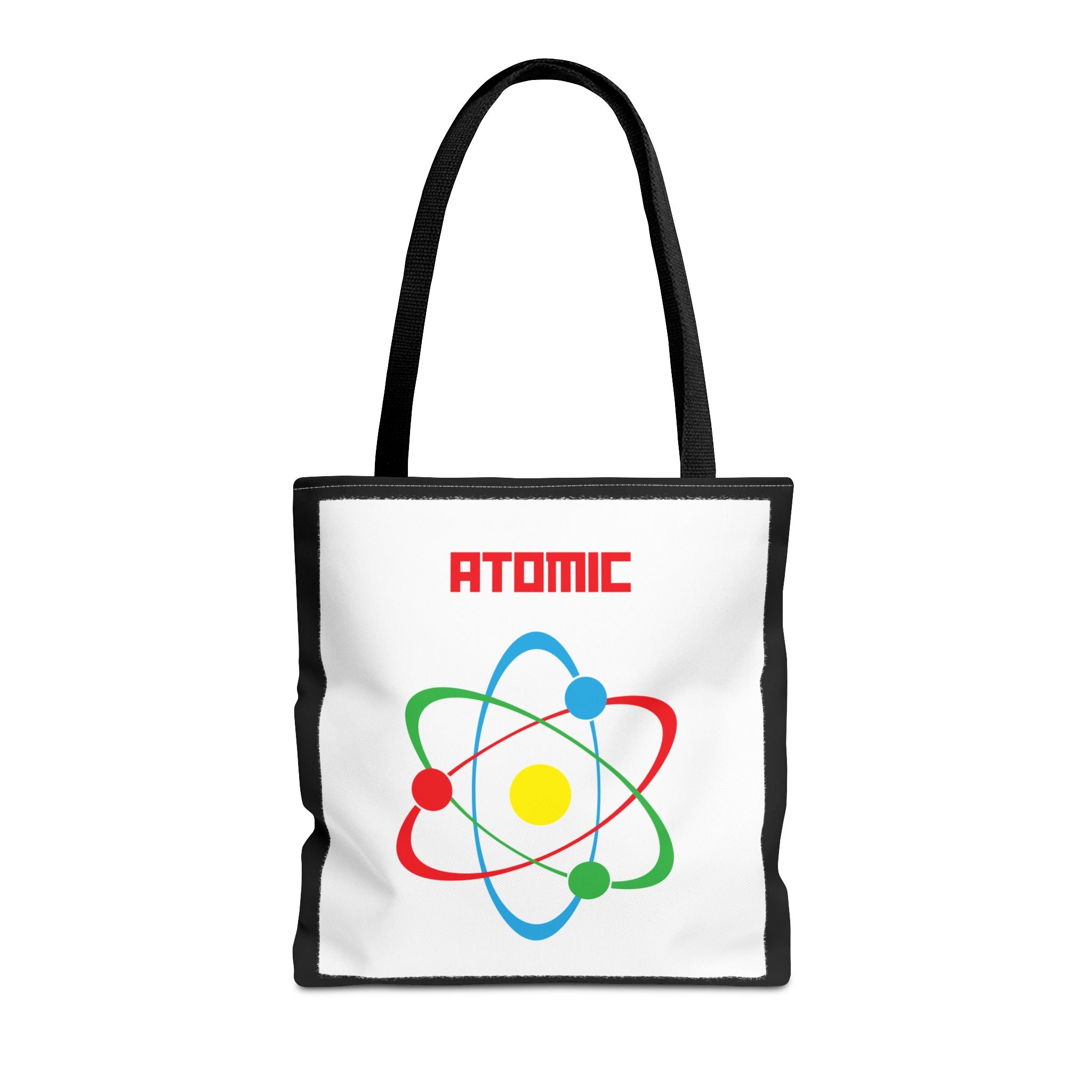 Atomic Science Tote Bag, Science Lover Gift, Educational Tote, Chemistry Bag, College Essentials, Eco-Friendly Shopping
