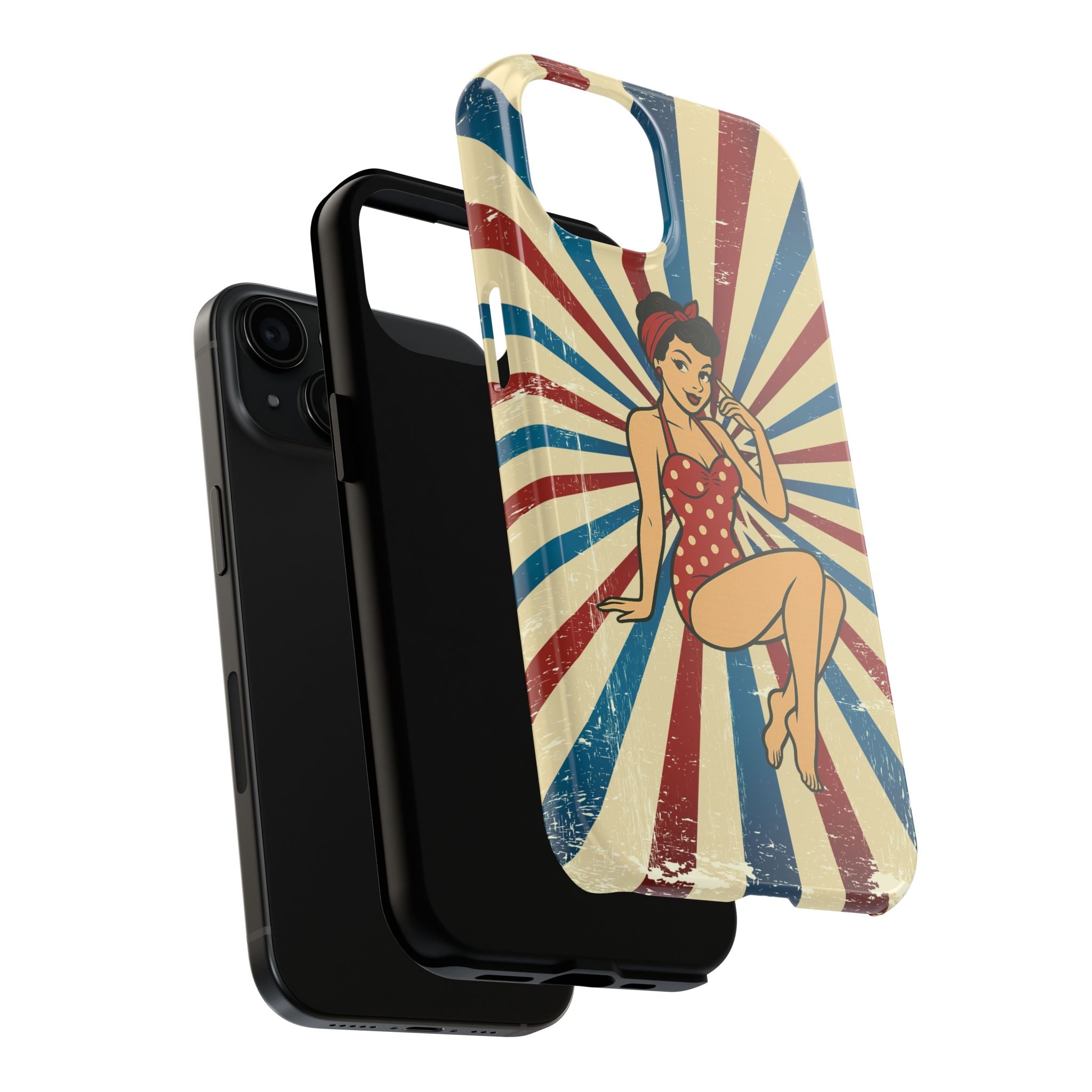 Atomic Pin-Up Tough Phone Case