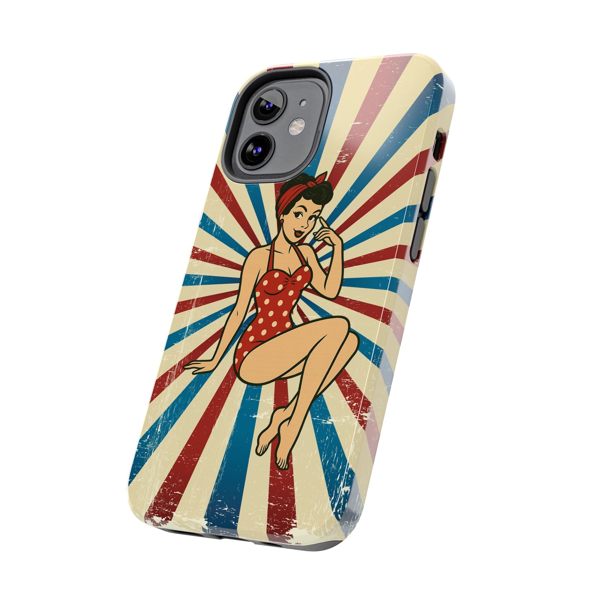 Atomic Pin-Up Tough Phone Case