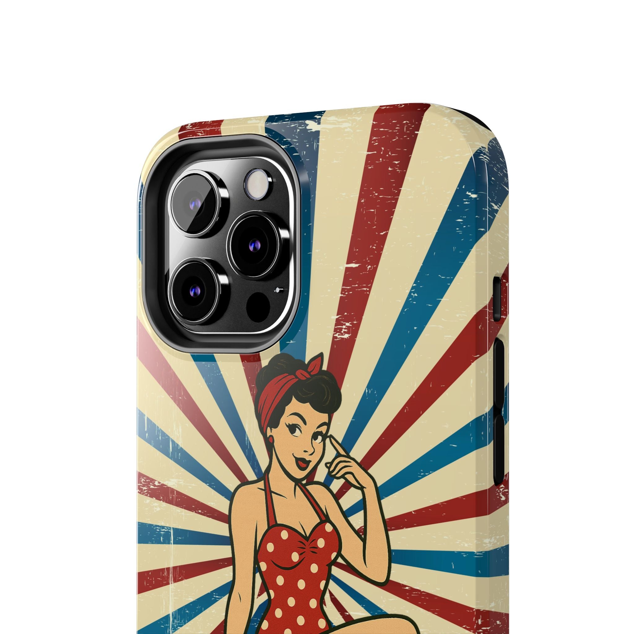Atomic Pin-Up Tough Phone Case