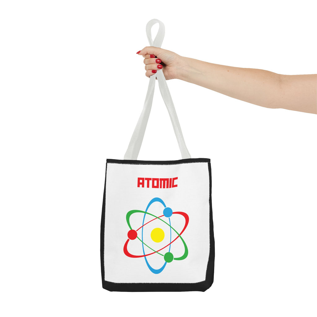 Atomic Science Tote Bag, Science Lover Gift, Educational Tote, Chemistry Bag, College Essentials, Eco-Friendly Shopping