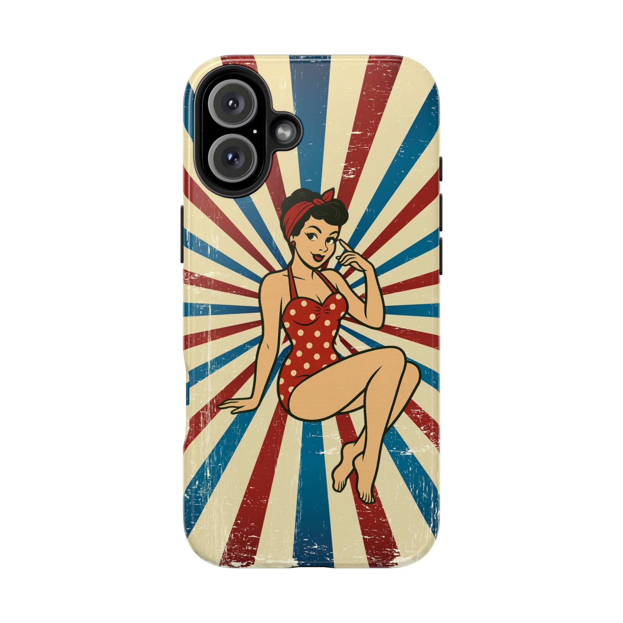Atomic Pin-Up Tough Phone Case