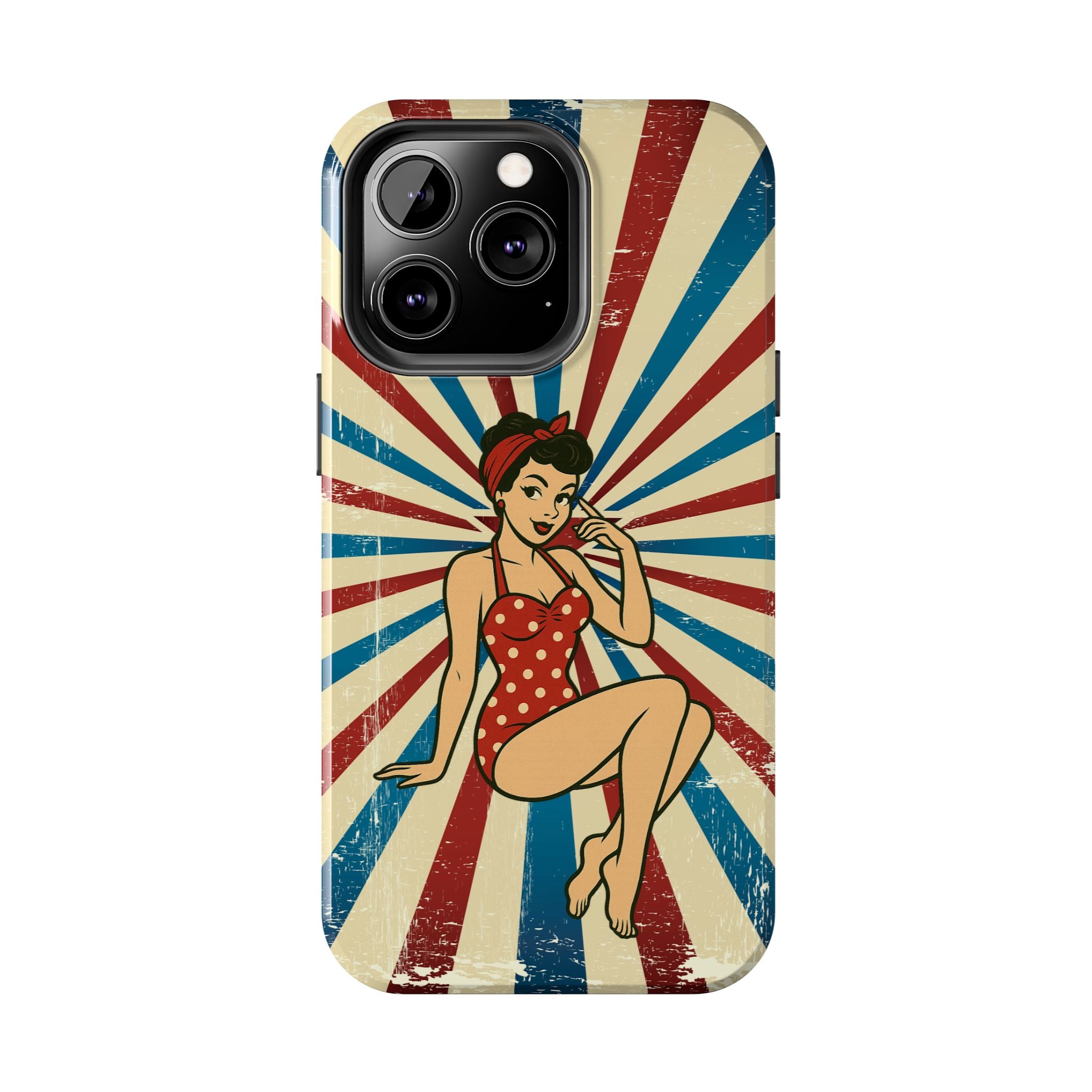 Atomic Pin-Up Tough Phone Case
