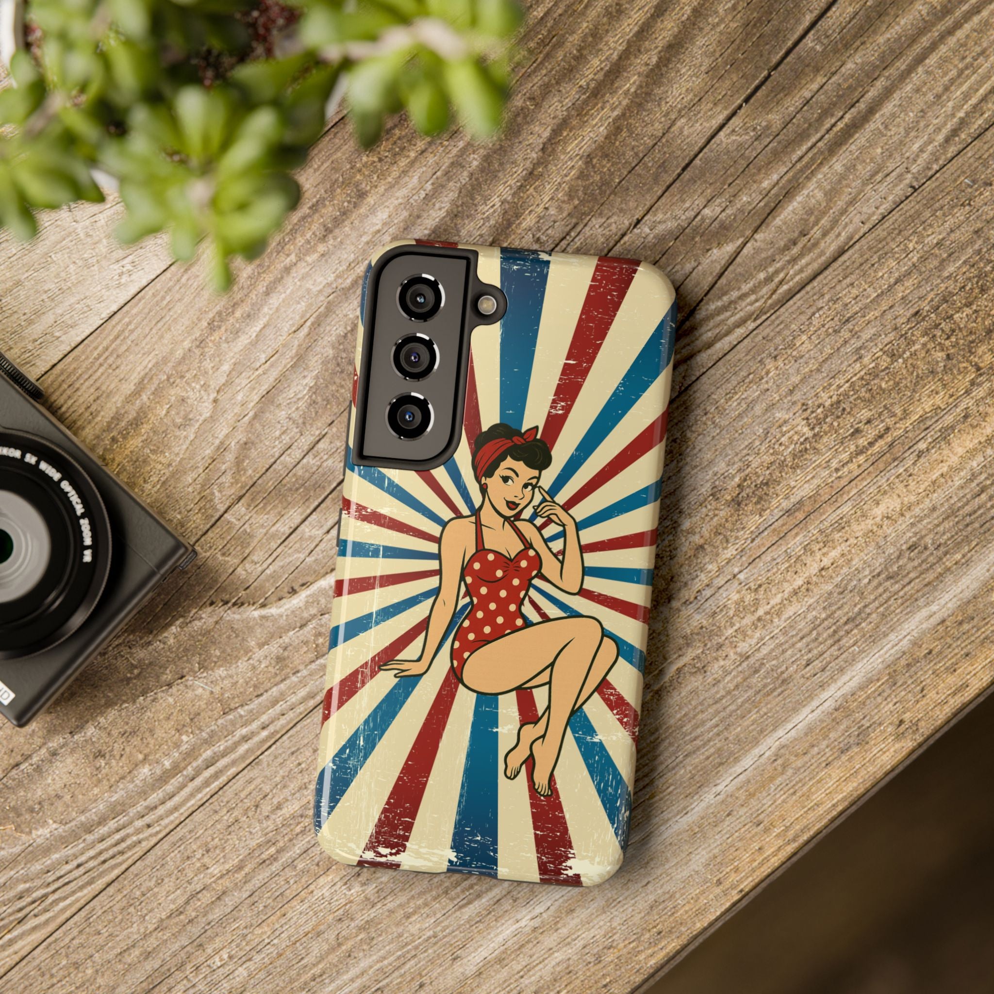 Atomic Pin-Up Tough Phone Case