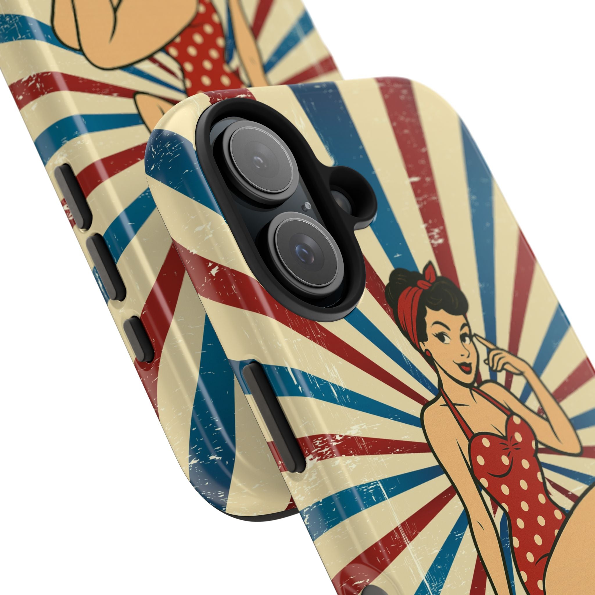 Atomic Pin-Up Tough Phone Case