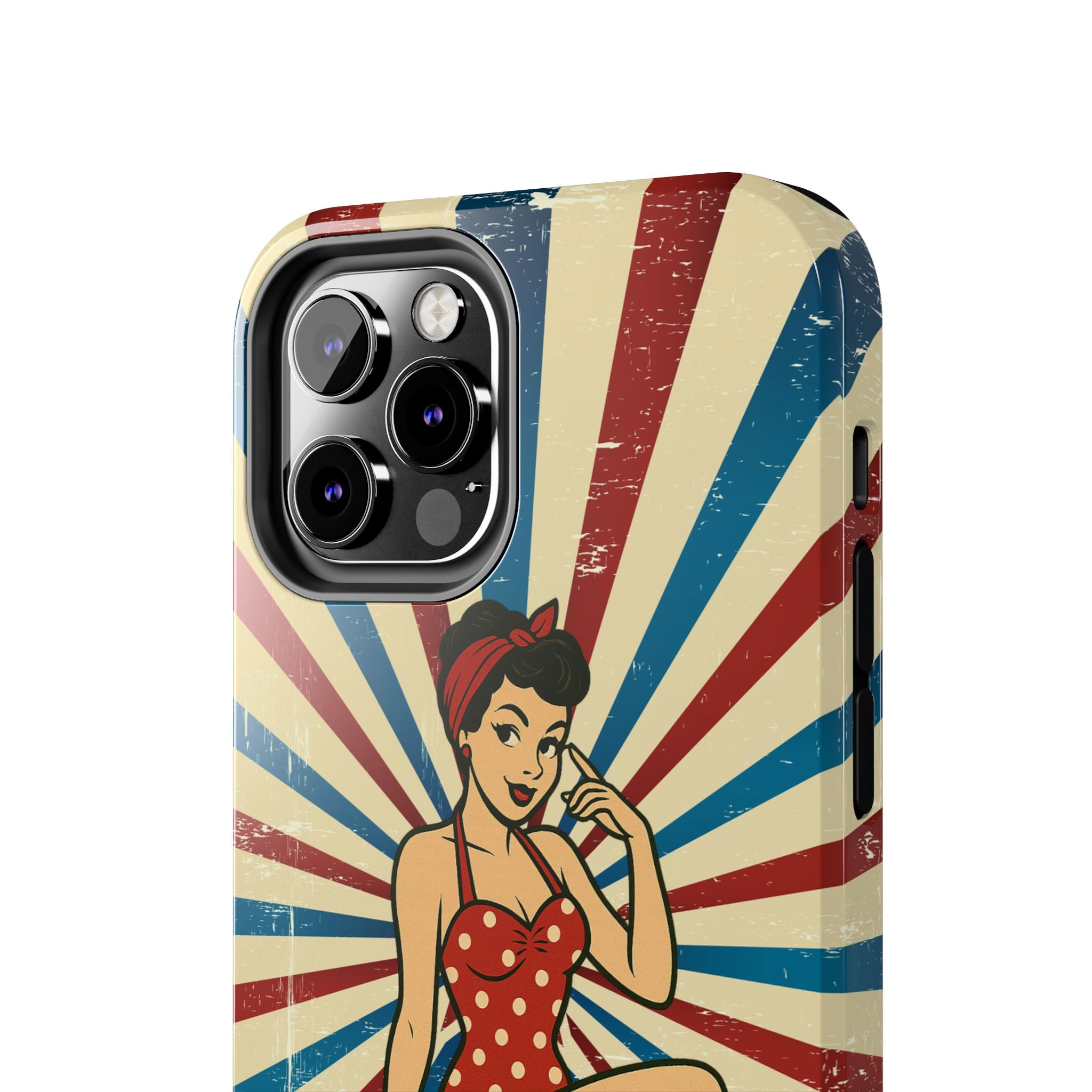 Atomic Pin-Up Tough Phone Case