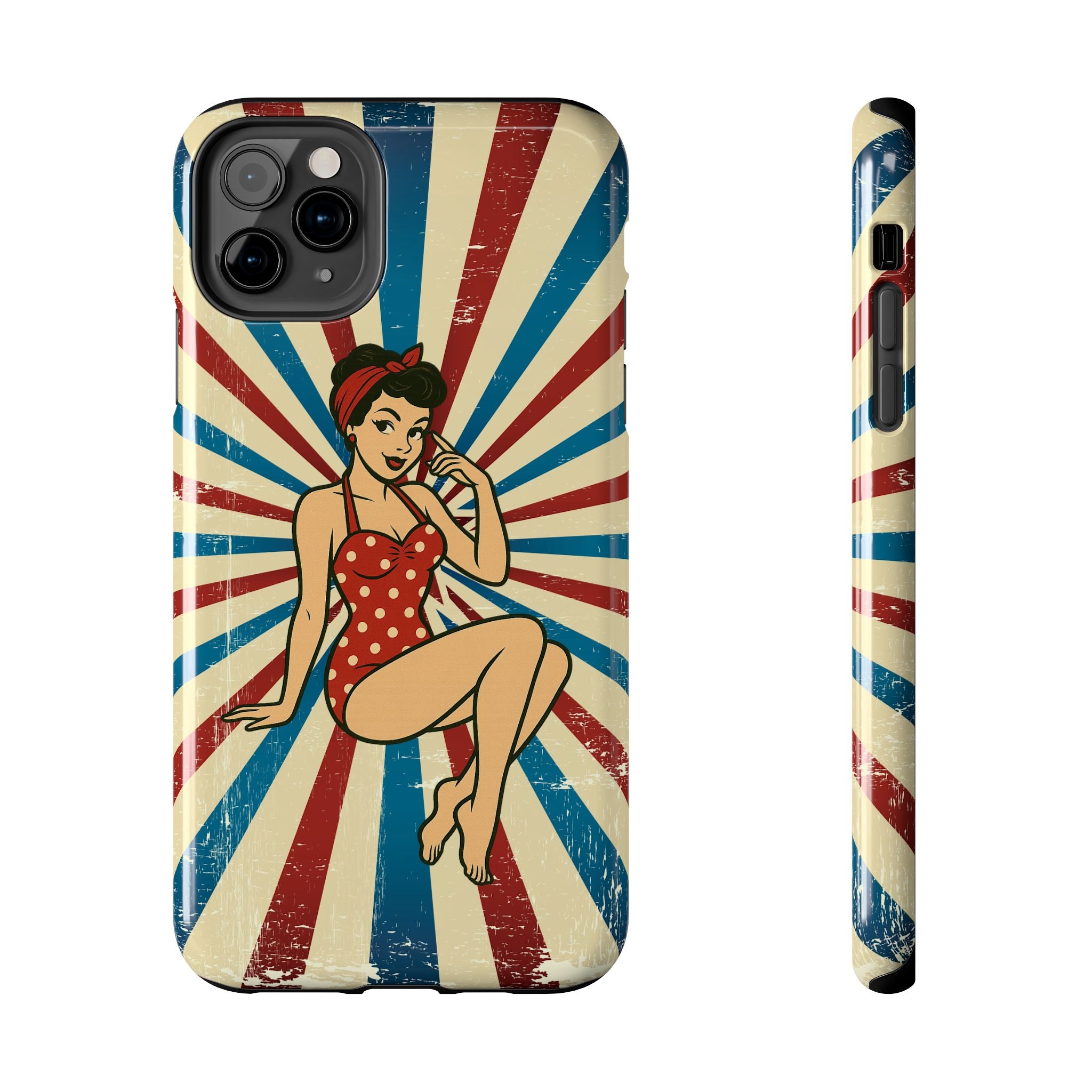 Atomic Pin-Up Tough Phone Case
