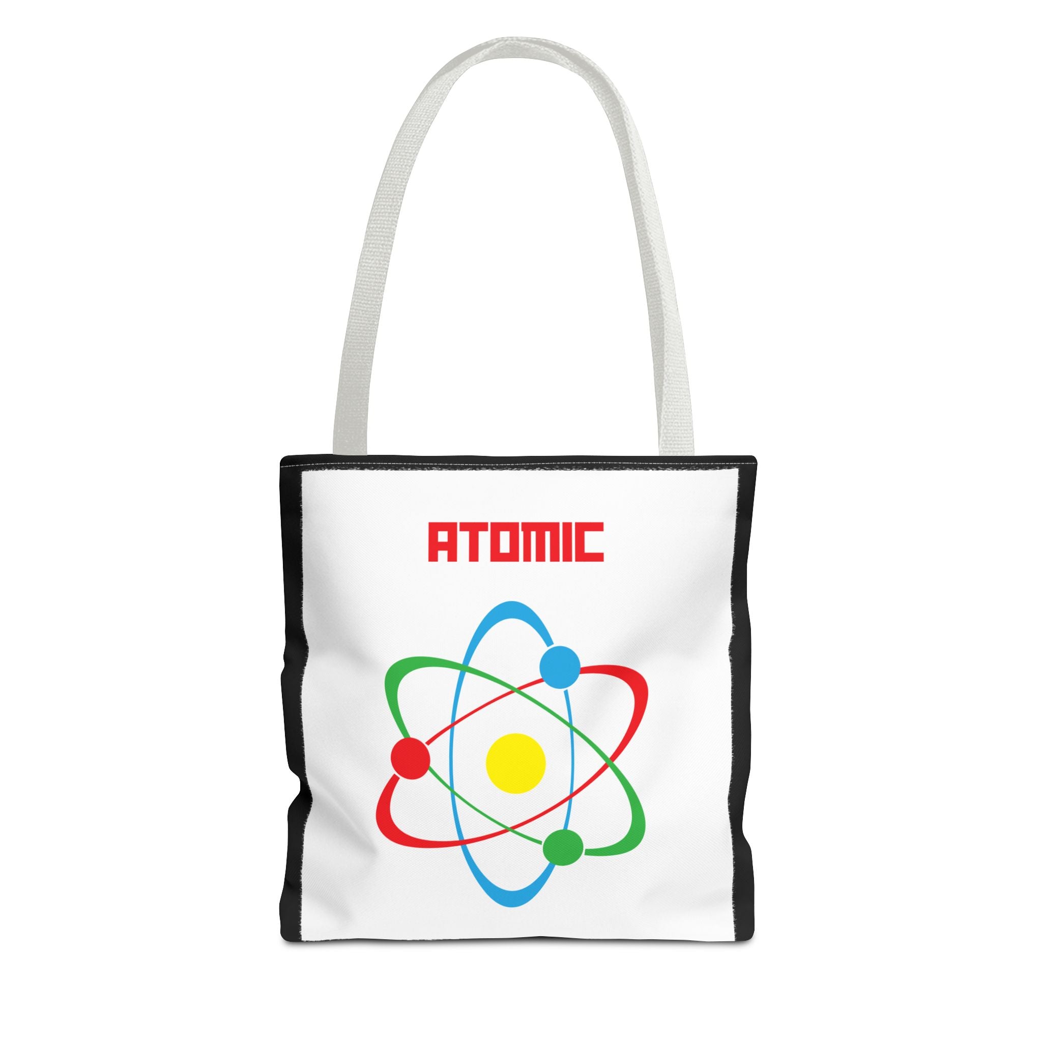Atomic Science Tote Bag, Science Lover Gift, Educational Tote, Chemistry Bag, College Essentials, Eco-Friendly Shopping