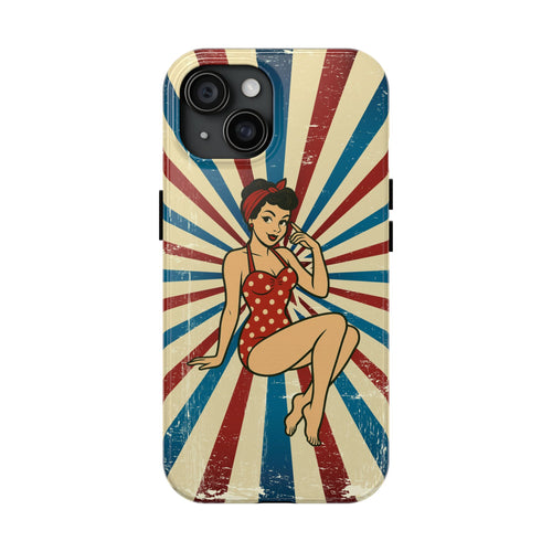 Atomic Pin-Up Tough Phone Case