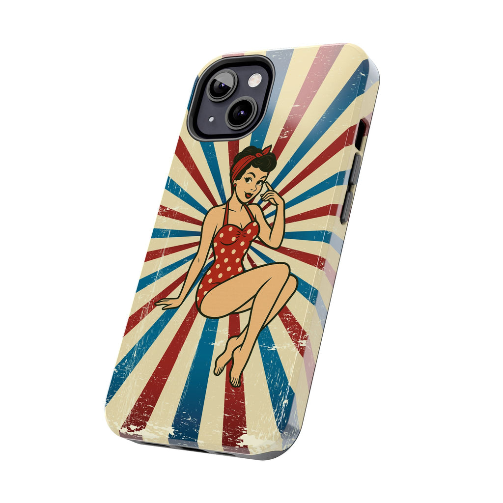 Atomic Pin-Up Tough Phone Case