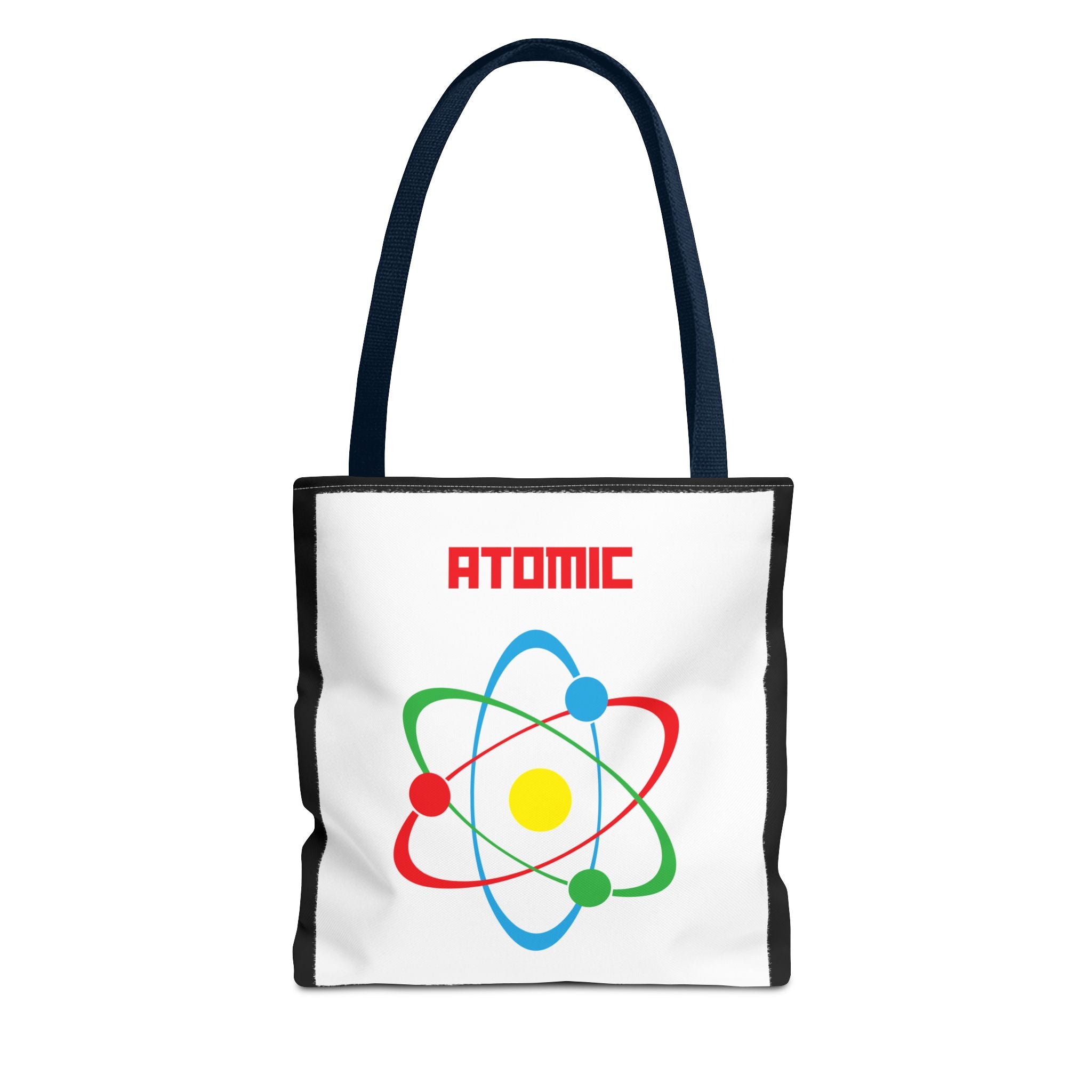 Atomic Science Tote Bag, Science Lover Gift, Educational Tote, Chemistry Bag, College Essentials, Eco-Friendly Shopping