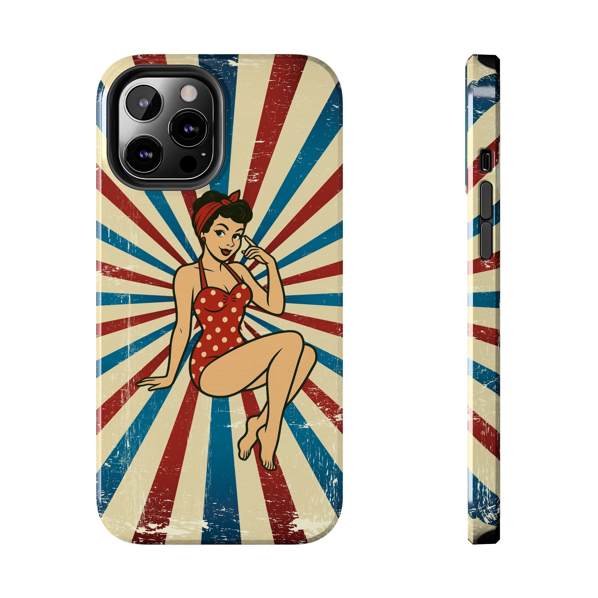 Atomic Pin-Up Tough Phone Case