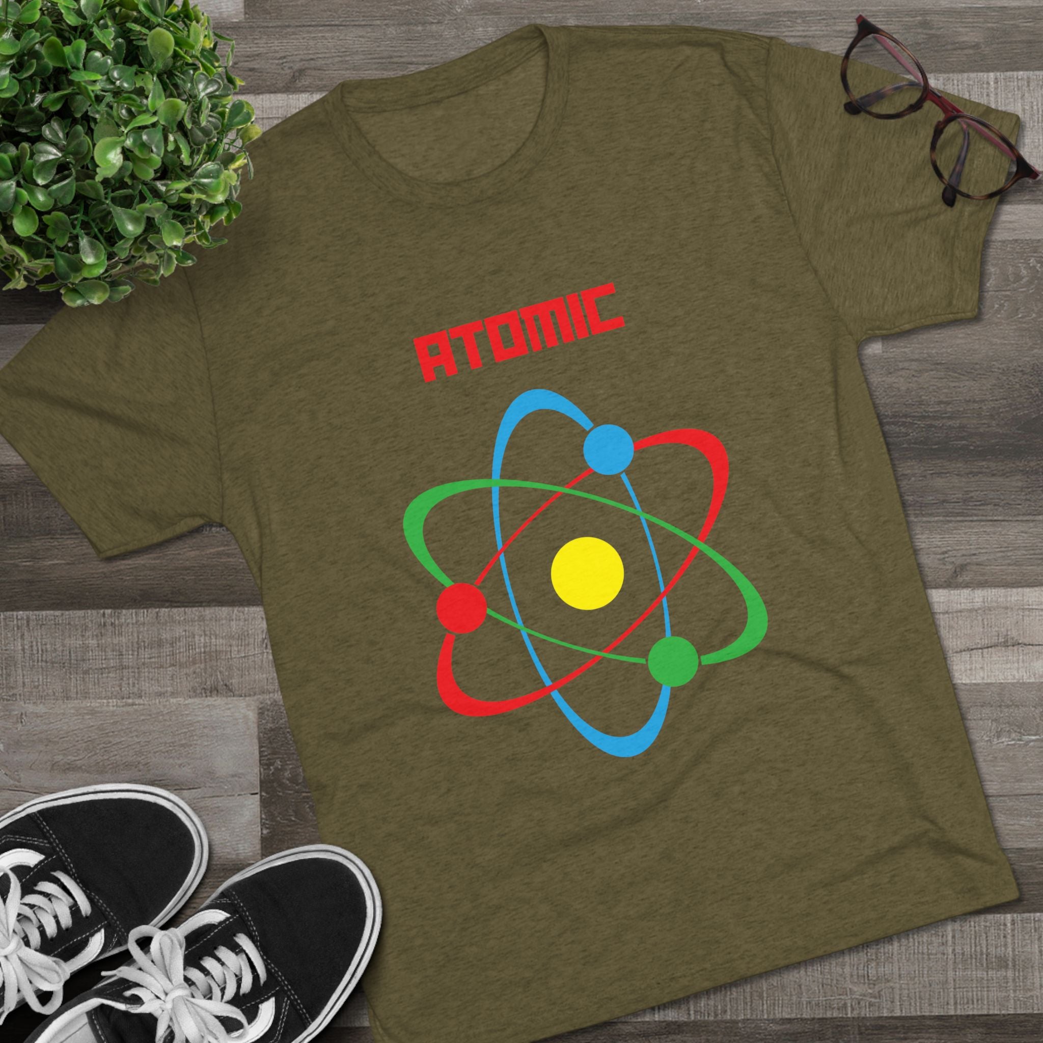 Atomic Science Unisex Tee, Fun Science Shirt, Nerdy Gift, STEM Apparel, Educational T-Shirt, Science Lover Outfit